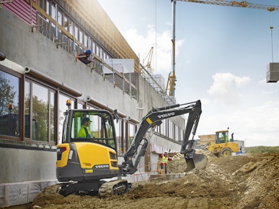 ECR35D short swing radius compact excavator