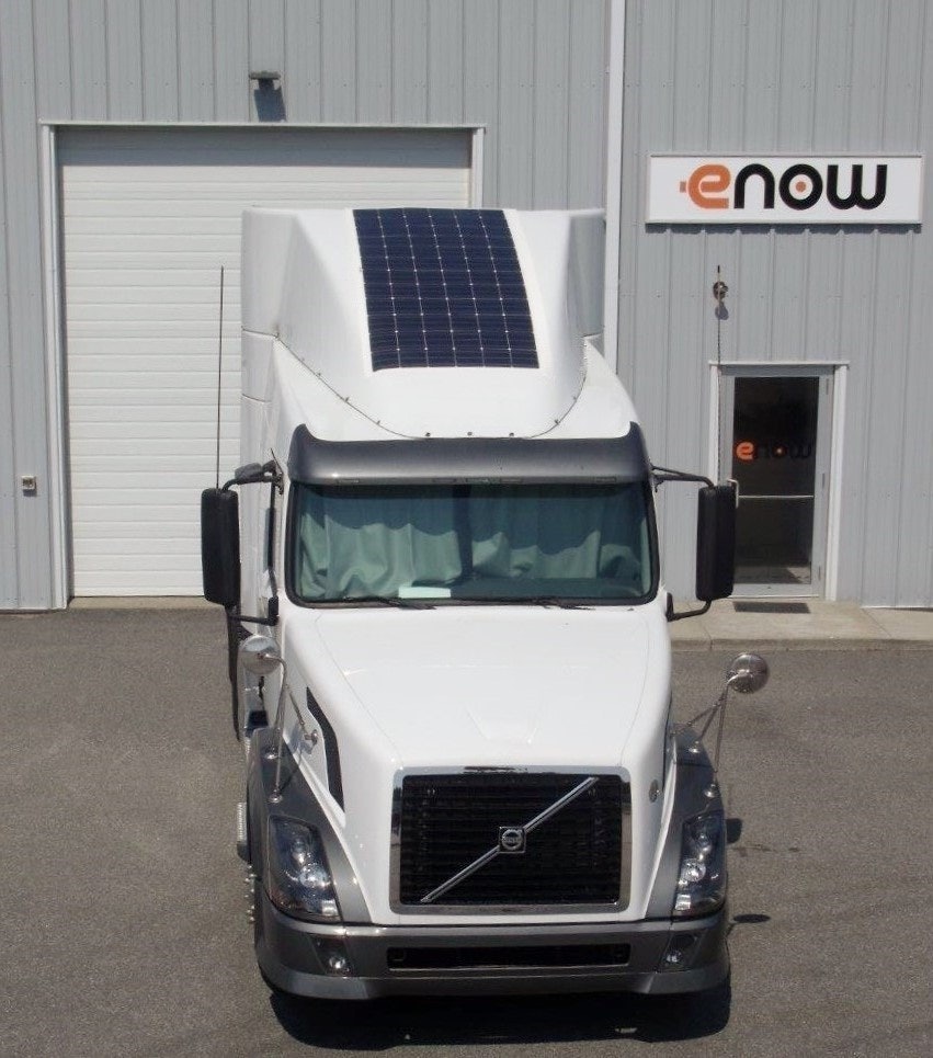 Solar powered semi online truck
