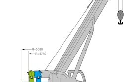 VarioBallast enables the LTM 1250-5.1 mobile crane to deliver two ballast radii.