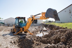 While Case's 74-hp 580N EP backhoe-loader doesn't offer the full features of the 90-hp 580N, both models do offer the same backhoe breakout forces and lifting capacity.