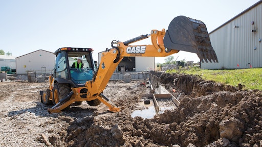 While Case's 74-hp 580N EP backhoe-loader doesn't offer the full features of the 90-hp 580N, both models do offer the same backhoe breakout forces and lifting capacity.