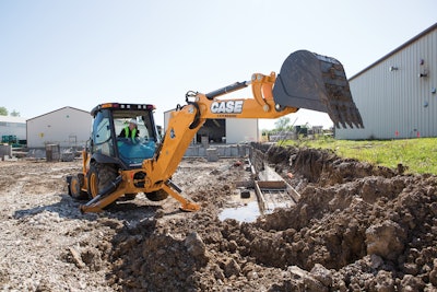 While Case's 74-hp 580N EP backhoe-loader doesn't offer the full features of the 90-hp 580N, both models do offer the same backhoe breakout forces and lifting capacity.