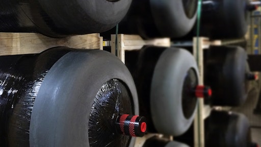 Hexagon Composites 27-in. CNG storage tanks