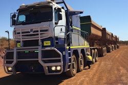 The newest generation of the NICOLAS Tractomas has enough power to be operated directly in the open pit wit up to 12% incline.