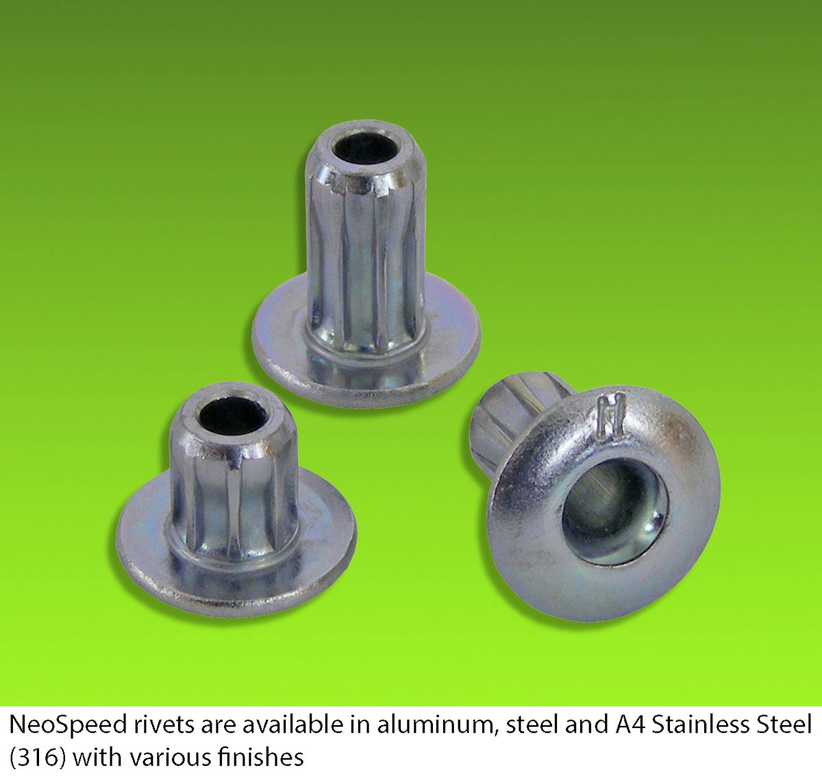 POP Advel Countersunk Rivet Head for NeoSpeed Speed Fastening system From Stanley Engineered