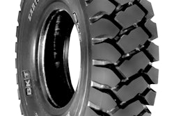The Earthmax SR 45 Plus is one of many tires BKT is displaying at bauma 2016.