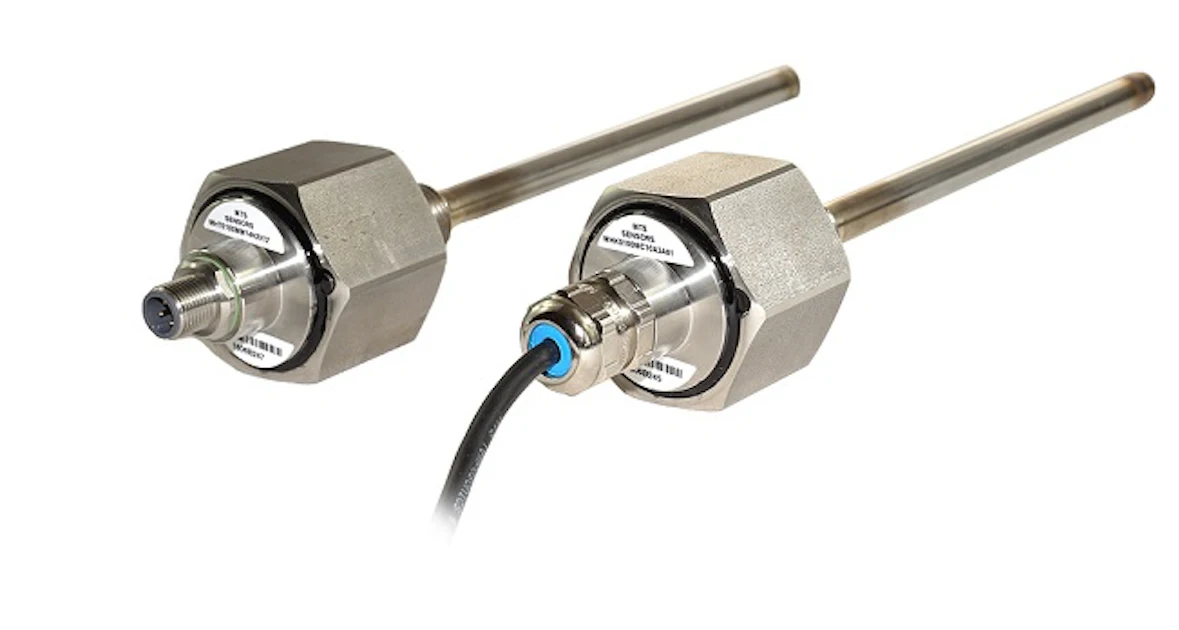 Mc String Sensor MTS Sensors MH5 Threaded Flange Magnetostrictive Linear Position Sensor ...