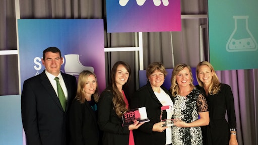 Pictured from left to right: Dennis Branch, VP, Human Resources, NA; Rachel Giannini, Manager, Global Employee Engagement & Inclusion; Jaclyn Clark, Manufacturing Engineer, Jackson, MN; Beth Tucker, Director, Quality Assurance, Hesston, KS; Miranda Aarons, Line Design Manager, Hesston, KS; and Lucinda Smith, SVP, Global Business Services.