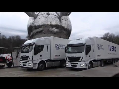 Behind the Wheel: Iveco Truck Platooning