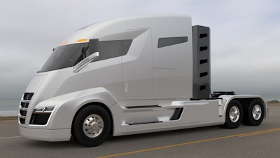 Similar in design to a bullet train, the shape of the cab is designed to cut through the wind and reduce aerodynamic drag by 5% or more.