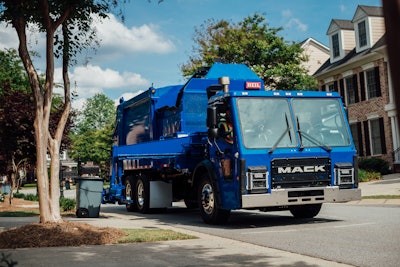 The Mack LR model will be one of many vehicles on display at WastExpo 2016.