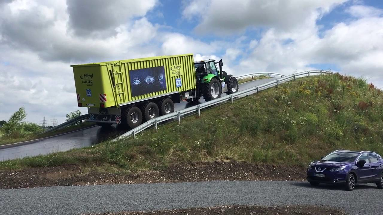 ZF Innovation Tractor Demonstrates Traction Management System