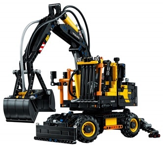 LEGO Technic Builds Air-Powered Volvo CE Wheeled Excavator | OEM Off-Highway