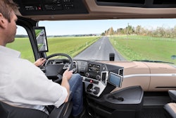 The Mirror Cam System replaces the two side-view mirrors, reducing wind resistance and therefore cutting fuel consumption. The video sensors can be integrated into the driver’s cab, which is also where the monitors that display the video images are located.
