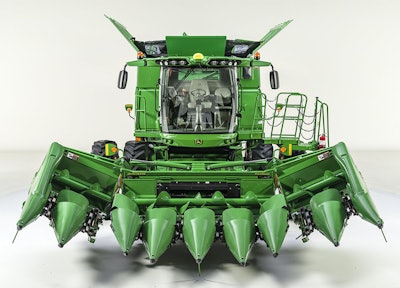 The new 608FC Folding Corn Head is available in 30-inch row spacing with or without the stalk chopping option.
