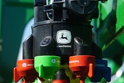 ExactApply nozzle control maintains consistent droplet size and pattern through a wide range of speeds, regardless of the sprayer speed and application flow rate.