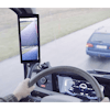 The Orlaco MirrorEye system removes the need for side mirrors by providing real-time images on an HD monitor mounted inside the cab on the window stile.