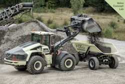 2 Volvo Construction Equipment s concept HX1 autonomous battery electric load carrier and the LX1 prototype electric hybrid wheel loader 57e2bc55397bc