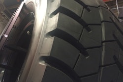 Goodyear 63 inch tire tread MINExpo 2016 57ee7fb50b6ae