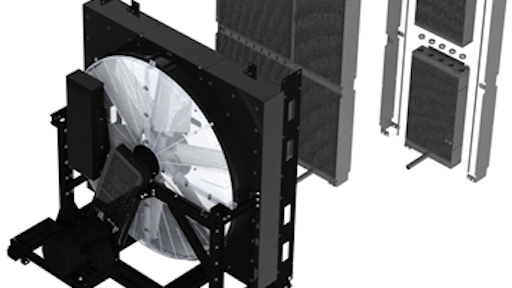 The MCS Series cooler has a modular design to ease field serviceability.