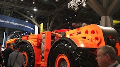 Joy Global debuted its hybrid diesel LHD featuring an energy storage system which captures and reuses otherwise wasted braking energy.