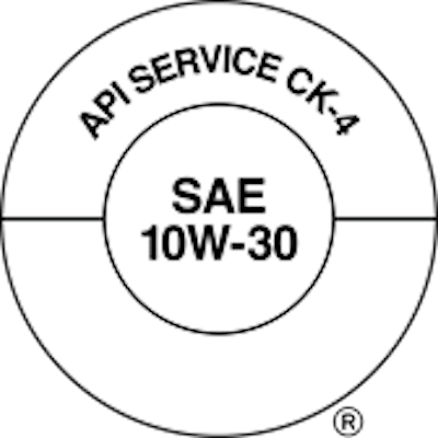 The API CK-4 Donut is the same as the current CJ-4 Donut.
