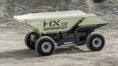 The HX2 load carrier will be similar to the previous HX1 model (pictured) but will now include a vision system to detect people and objects in its path.