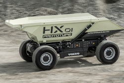 The HX2 load carrier will be similar to the previous HX1 model (pictured) but will now include a vision system to detect people and objects in its path.