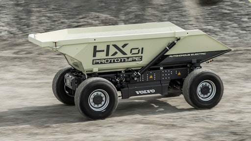 The HX2 load carrier will be similar to the previous HX1 model (pictured) but will now include a vision system to detect people and objects in its path.