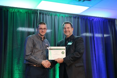 Ben Brotz Receiving Green Masters Recognition At 2016 Event 586a681840c83