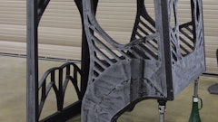 The cab designed by a University of Illinois at Urbana-Champaign student engineering team was printed at DOE’s Manufacturing Demonstration Facility at ORNL using carbon fiber-reinforced ABS plastic.