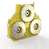 The torsionally stiff type 4382 gearbox from the P2000 Series offers a range of flexible attachment options.