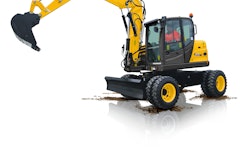 B110W wheeled excavator
