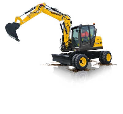 B110W wheeled excavator