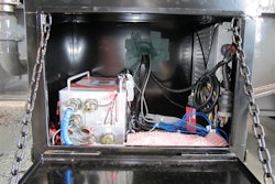 Data acquisition equipment stored onboard a piece of off highway equipment. The data can be accessed remotely via cell phone, laptop, etc to check and download data.