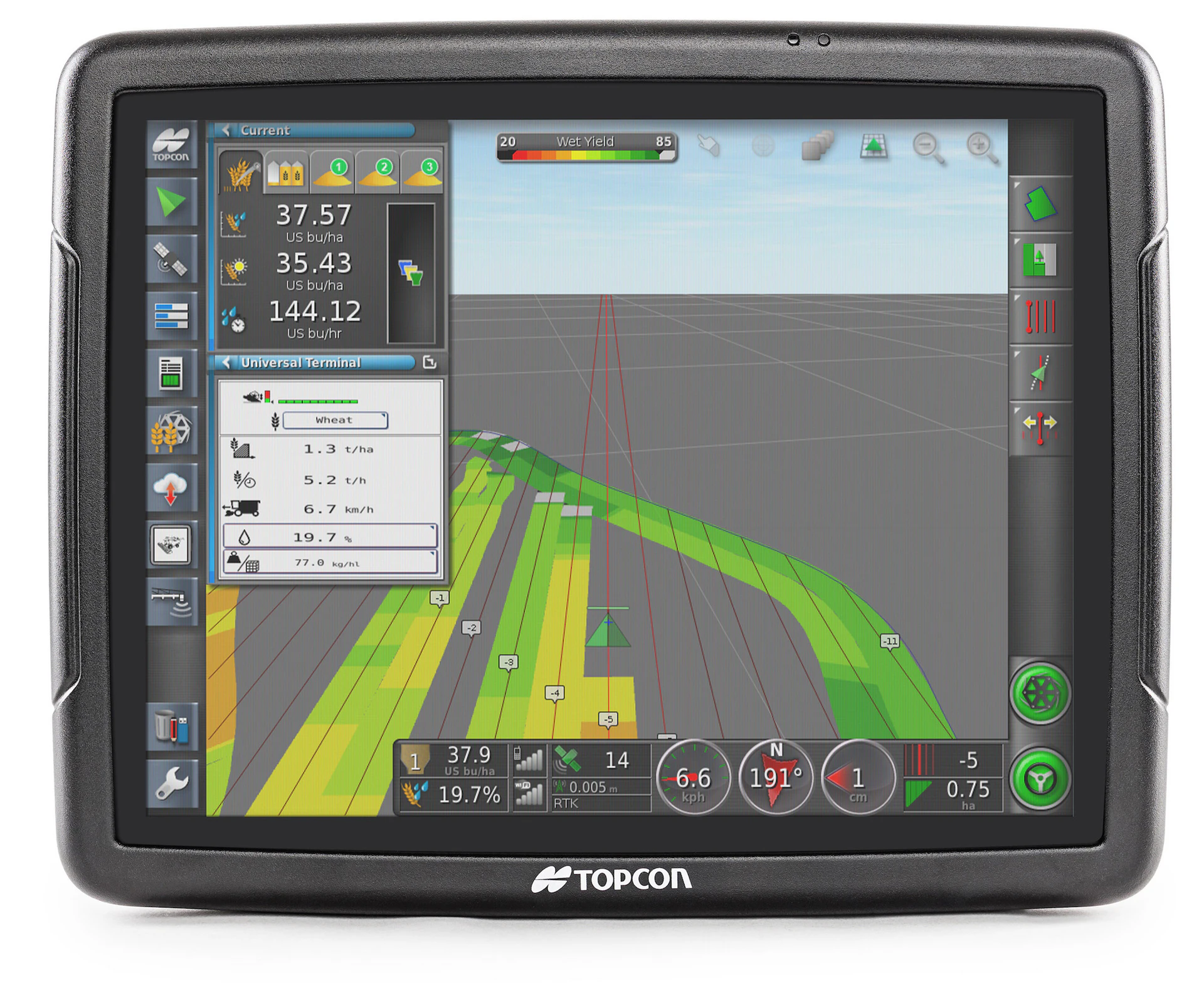 Topcon X35 Touchscreen Display From: Topcon Precision Agriculture