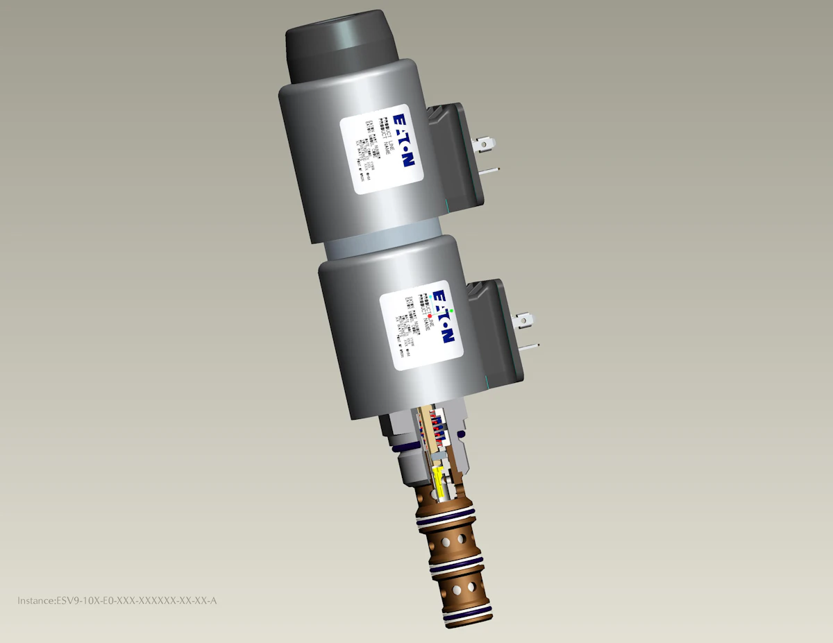 Eaton ESV9 Series Proportional Solenoid Cartridge Valves From: Eaton ...