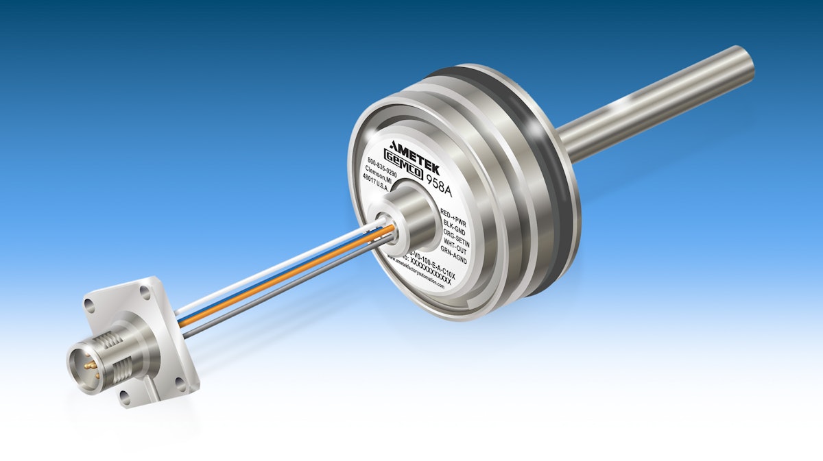 Rugged GEMCO 958A RodStyle Linear Displacement Transducer by AMETEK