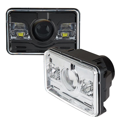 Rectangular H4651 Led Sealed Beam Headlight Conversion 58e25154e7d80