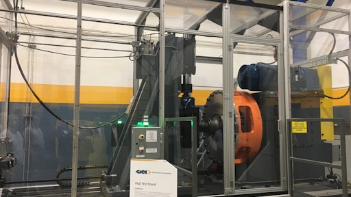 GKN's new hub test stand is capable of applying loads of up to 100,000 lbs.