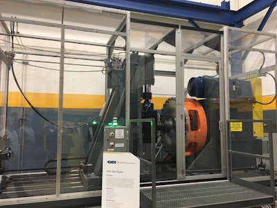 GKN's new hub test stand is capable of applying loads of up to 100,000 lbs.