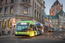 Three Nova Bus LFSE 100% electric buses will operate in the city of Montreal as part of the city mobility project.