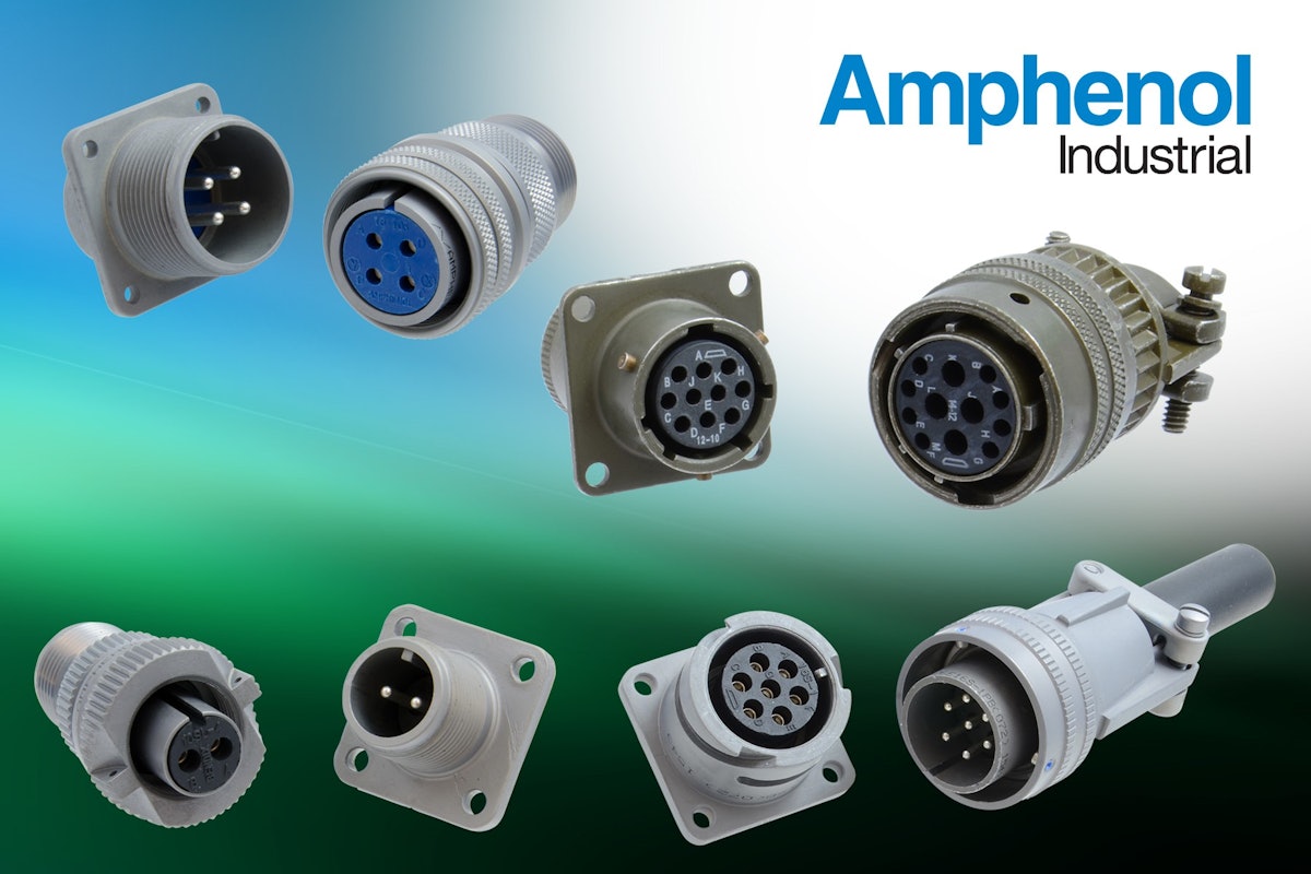 Amphenol Industrial Connectors in Full Compliance with MILSPEC OEM