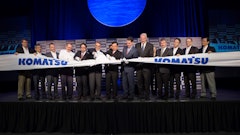 Ribbon cutting to officially rebrand the Joy Global Inc. facility in Milwaukee, WI, as Komatsu Mining Corp.