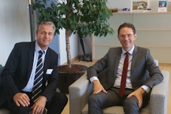 CECE President Bernd Holz (left) meets Commission Vice-President Jyrki Katainen (right)