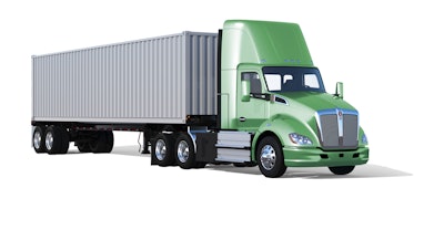The hydrogen fuel cell version of Kenworth's T680 day cab utilizes Proton Exchange Membrane fuel cells to provide sufficient power in a small package size.
