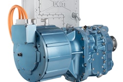 The UQM PowerPhase DT pairs any of its PowerPhase HD propulsion systems with Eaton’s two-speed transmission.