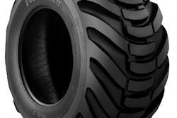 BKT's Forestech tire features a sturdy bead and reinforced shoulder area for high puncture resistance.