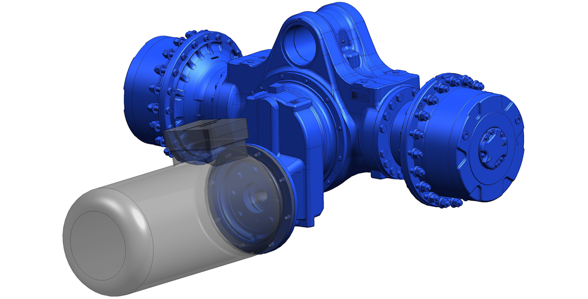 NAF Directly Driven Electric Axles for Crane Applications From NAF