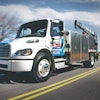 The Freightliner S2G 33,000 GVW propane-powered truck.